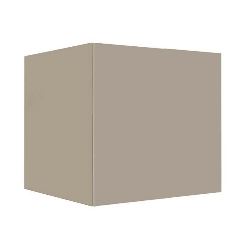 Módulo Balcão 80cm Para Embutir Forno 100% MDF Cozinha Modulada Robel Fendi/Fendi Matte
