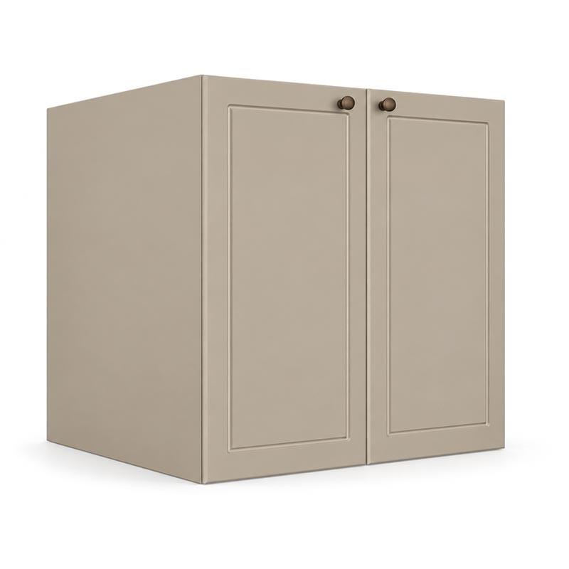 Módulo Balcão 80x68x56cm 2 Portas 100% MDF Cozinha Provence Robel Fendi/Fendi Matte
