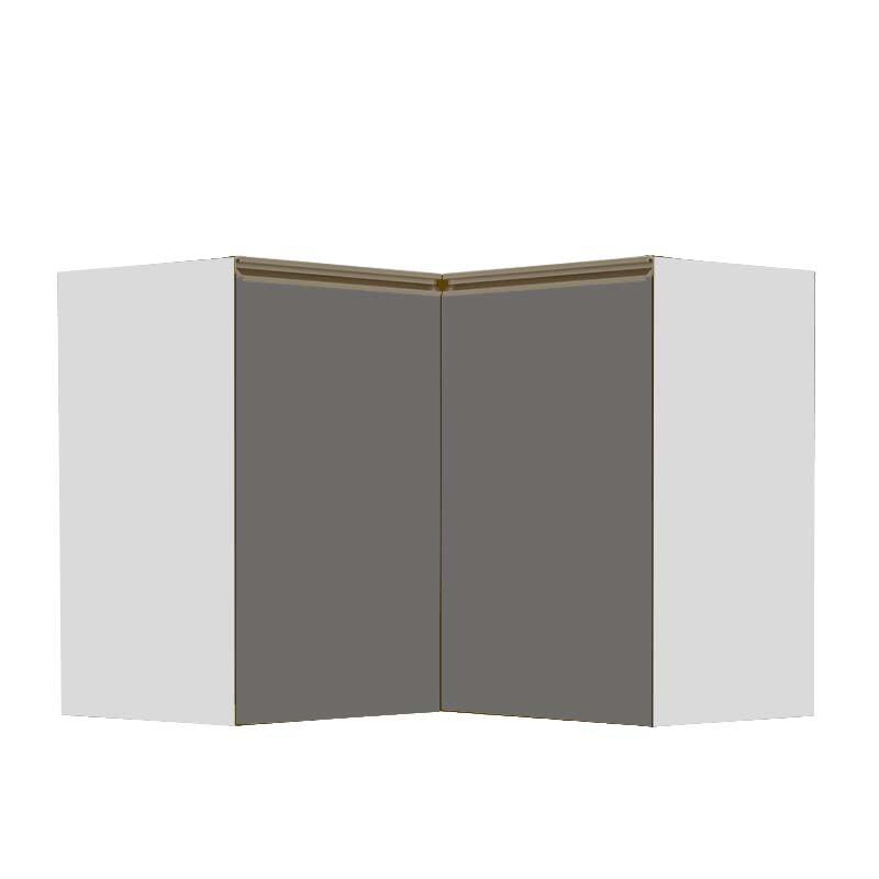 Módulo Balcao de Canto L 94x96cm 100% MDF Cozinha Modulada Gold J Robel Branco/Cinza Matte Módulo Balcao de Canto L 94x96cm 100% MDF Cozinha Modulada Gold J Robel Branco/Cinza Matte