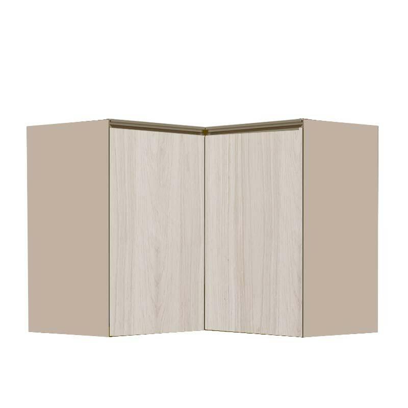 Módulo Balcao de Canto L 94x96cm 100% MDF Cozinha Modulada Gold J Robel Fendi/Aspen Módulo Balcao de Canto L 94x96cm 100% MDF Cozinha Modulada Gold J Robel Fendi/Aspen