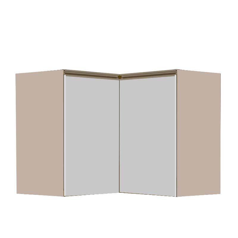 Módulo Balcao de Canto L 94x96cm 100% MDF Cozinha Modulada Gold J Robel Fendi/Branco Matte Módulo Balcao de Canto L 94x96cm 100% MDF Cozinha Modulada Gold J Robel Fendi/Branco Matte