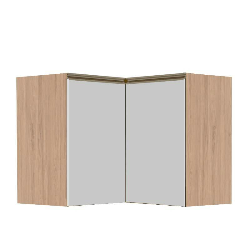 Módulo Balcao de Canto L 94x96cm 100% MDF Cozinha Modulada Gold J Robel Hanover/Branco Matte Módulo Balcao de Canto L 94x96cm 100% MDF Cozinha Modulada Gold J Robel Hanover/Branco Matte