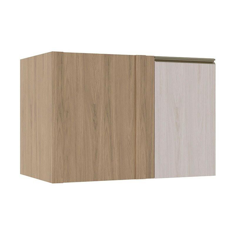 Módulo Balcao De Canto Reto 100cm Direito 100% MDF Cozinha Modulada Gold Robel Hanover/Aspen