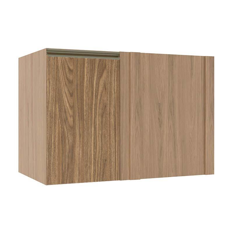 Módulo Balcão De Canto Reto 100cm 100% MDF Cozinha Modulada Gold J Robel Hanover/Amendoeira BP Módulo Balcão De Canto Reto 100cm 100% MDF Cozinha Modulada Gold J Robel Hanover/Amendoeira BP