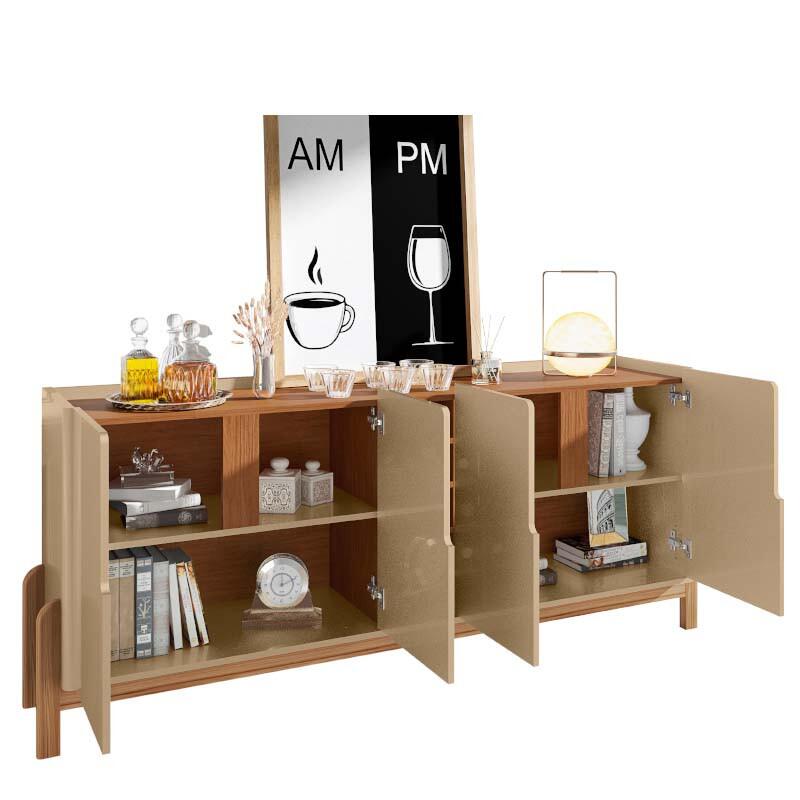 Buffet Balcão Sala de Jantar 4 Portas Adega Lizz 1.9 Casa D Champagne/Cedro