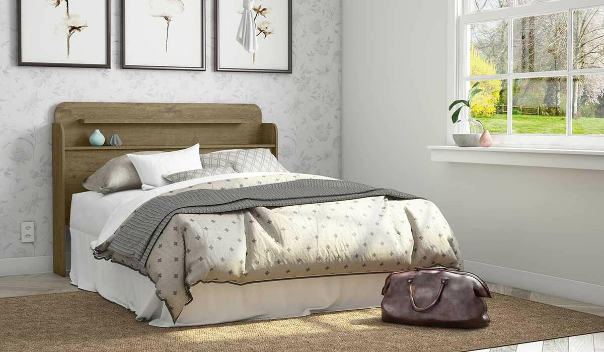 Cabeceira Para Cama Box Casal de 1,38m Rubi Patrimar Demolição