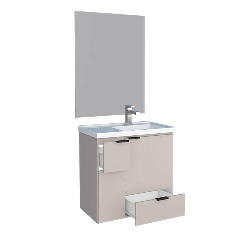 Conjunto Para Banheiro Orquídea 60 Com Espelho Bisotê 600x850 Cozimax Nude