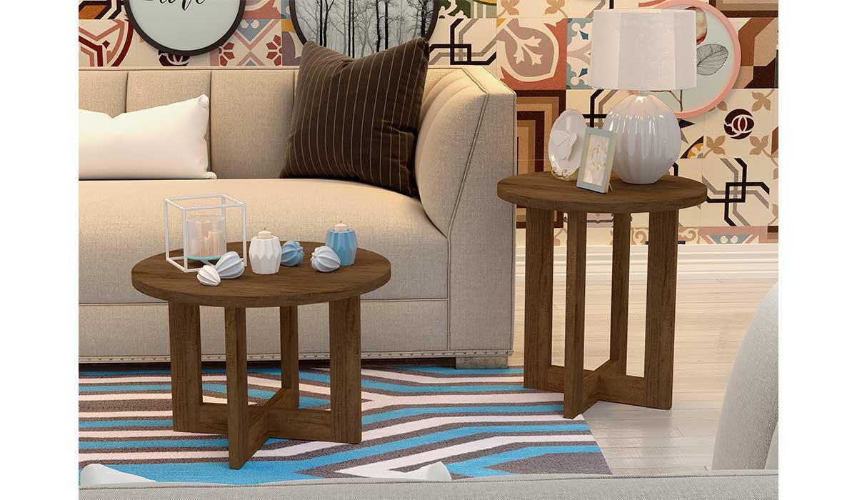 Mesa Lateral Redonda 8002 JB Bechara Canela