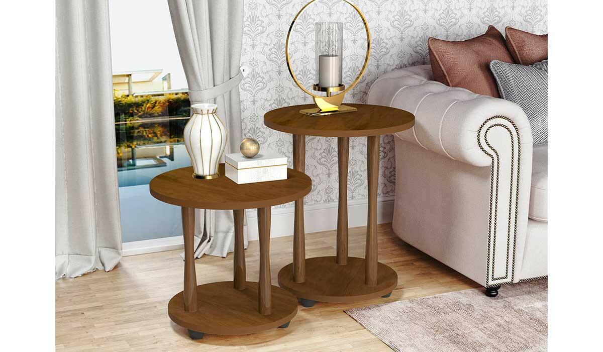 Mesa de Apoio 8008 JB Bechara Caramelo