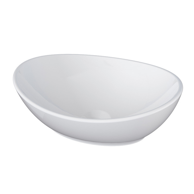 Cuba Para Banheiro Louça Oval 41x32x14cm Bali Cozimax Branco