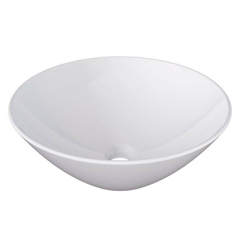 Cuba de Louça Para Banheiro Redonda 35x35 Cuia Cozimax Branco