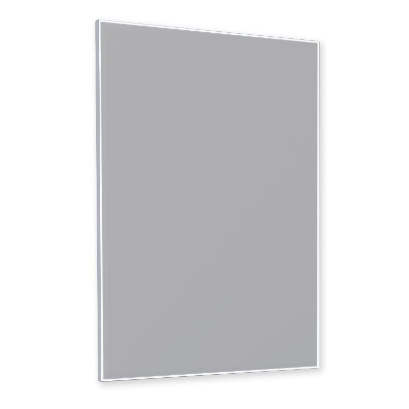 Espelho Para Banheiro Aço Bisotê 60x85x2cm Gaia Cozimax Branco