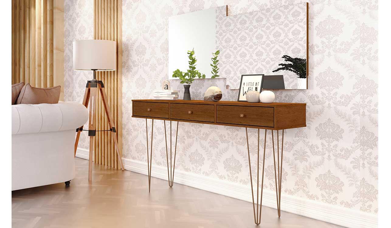 Espelho Decorativo 4066 JB Bechara Caramelo