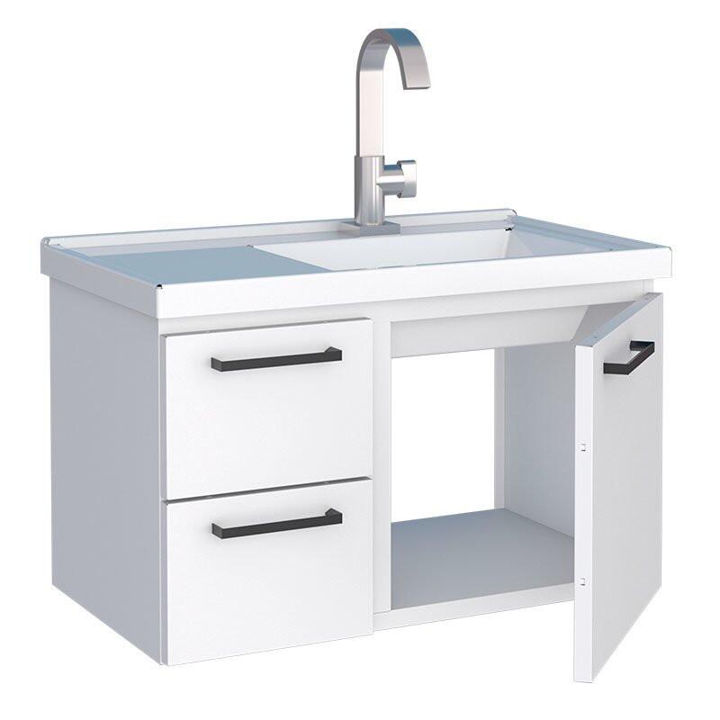 Gabinete Para Banheiro Aço Romã 60 Cozimax Branco