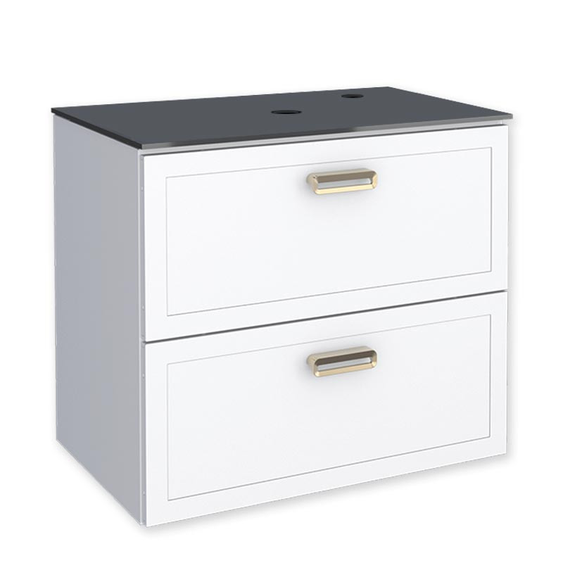 Gabinete Para Banheiro Aço 67x59x44cm Sem Cuba Odin 70 Cozimax Branco