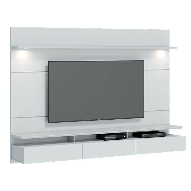 Home Suspenso Sala Para TV 75 Polegadas 218x164 Decore 2.2 Imcal Branco
