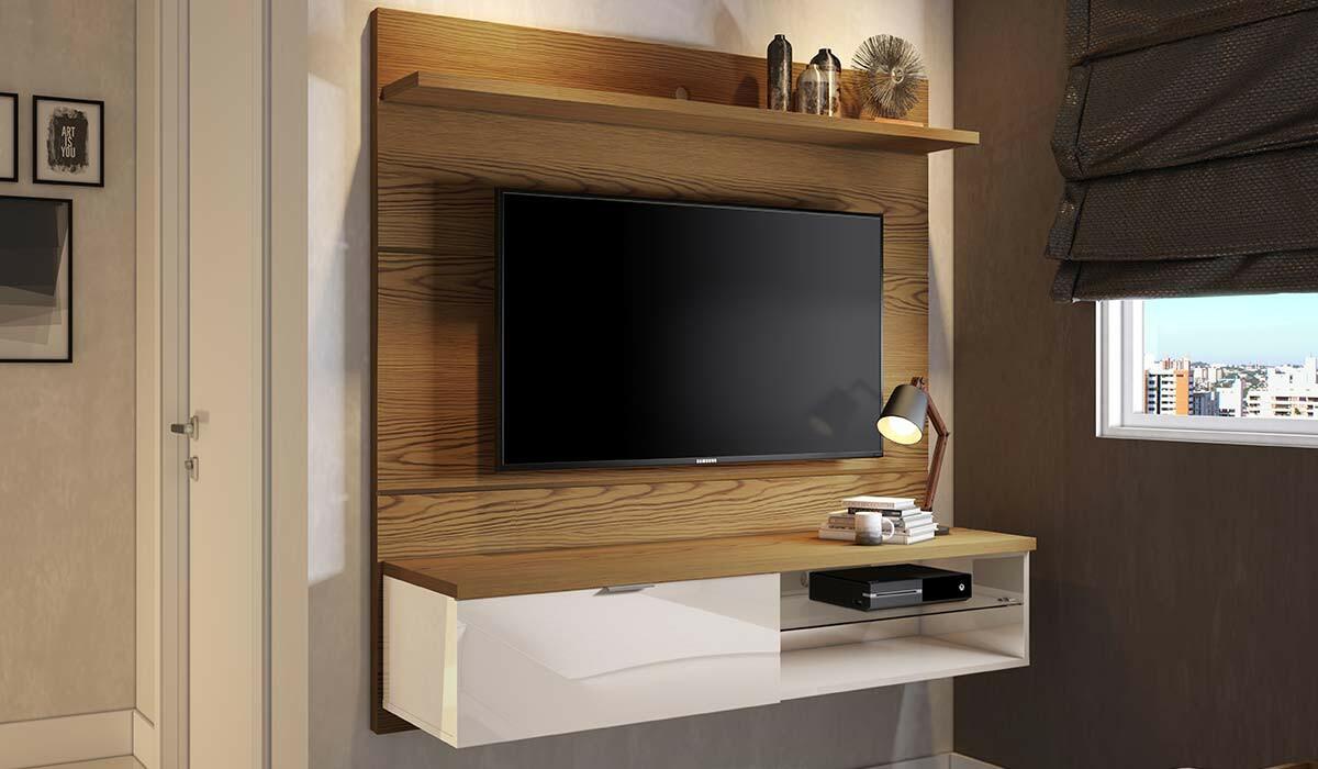 Home Suspenso Para TV 50 Polegadas Soul 1.4 Imcal Freijó/Off White