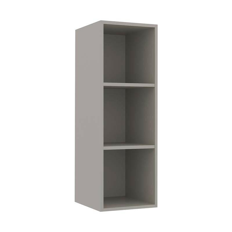 Módulo Aéreo Nicho 88x30x34cm Sem Porta 100% MDF Cozinha Modulada Robel Branco