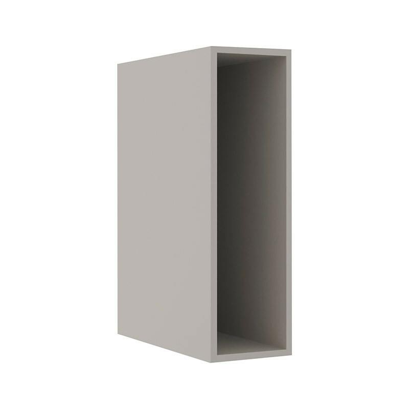 Módulo Balcão 20cm Sem Porta 100% MDF Cozinha Modulada Robel Branco