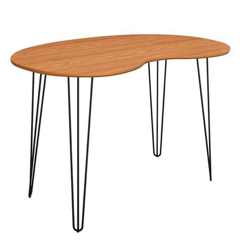 Mesa de Jantar Grão 120x80 Pés Ferro Wood EAX Móveis Naturale