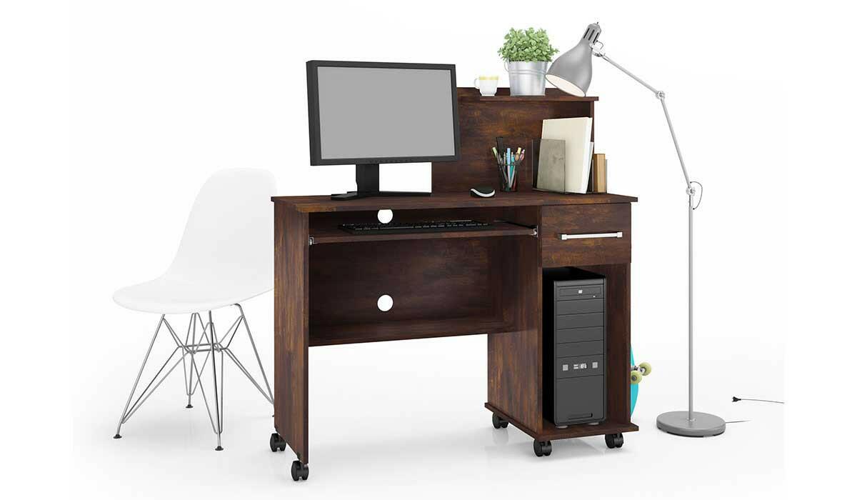 Mesa Para Computador Office Studio Lukaliam Noce