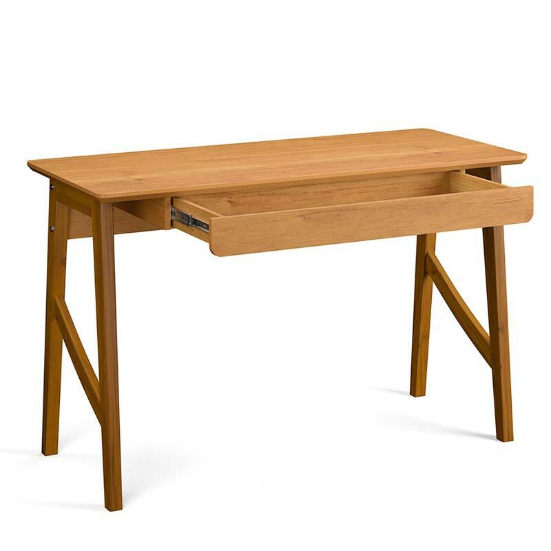 Escrivaninha com Gaveta Home Office 125cm Taurus Patrimar Cinamomo