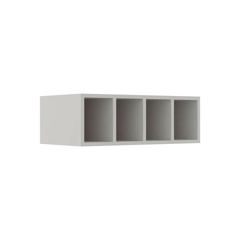 Módulo Nicho Adega Horizontal 60x20x34cm 100% MDF Cozinha Modulada Robel Branco