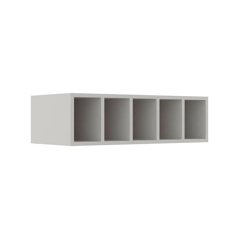 Módulo Nicho Adega Horizontal 70x20x34cm 100% MDF Cozinha Modulada Robel Branco