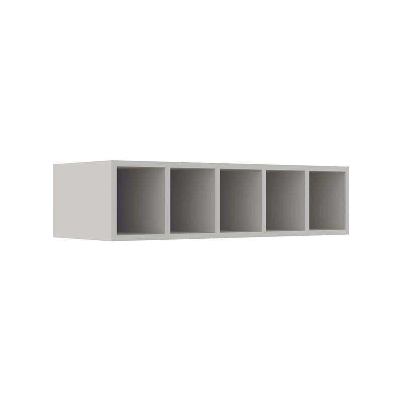 Módulo Nicho Adega Horizontal 80x20x34cm 100% MDF Cozinha Modulada Robel Branco