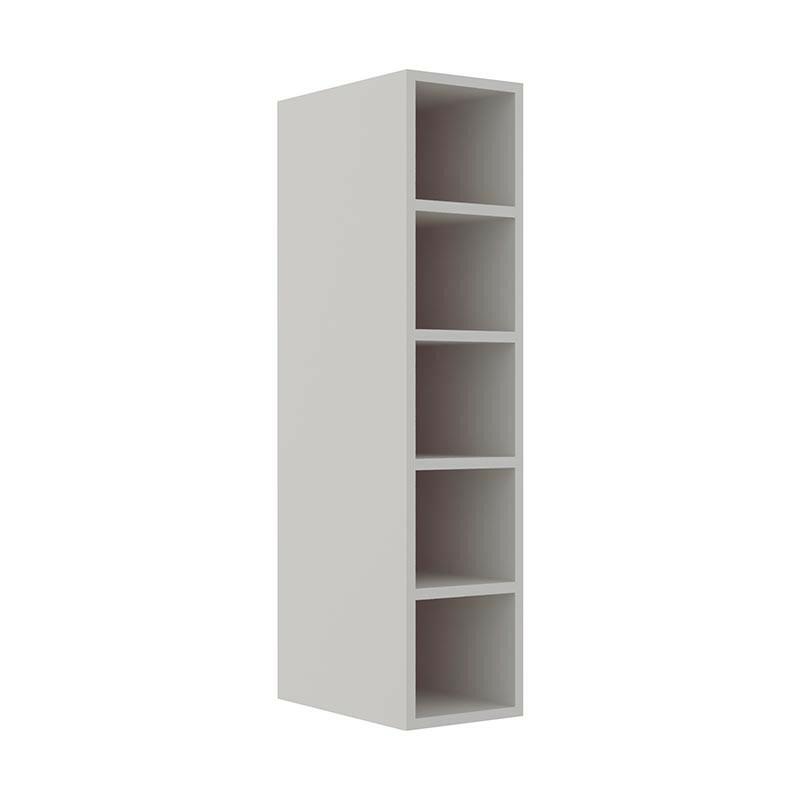 Módulo Nicho Adega Vertical 88x20 100% MDF Cozinha Modulada Robel Branco