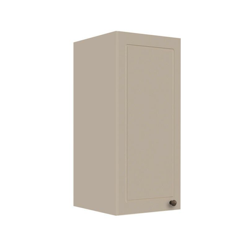 Módulo Armário Aéreo 68x30x34cm 1 Porta 100% MDF Cozinha Modulada Provence Robel Fendi/Fendi Matte