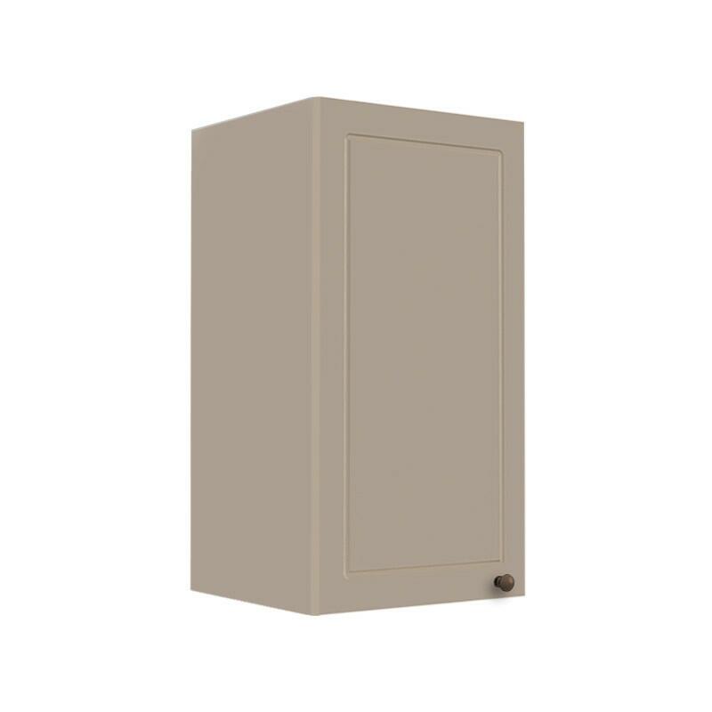 Módulo Armário Aéreo 68x35x34cm 1 Porta 100% MDF Cozinha Modulada Provence Robel Fendi/Fendi Matte