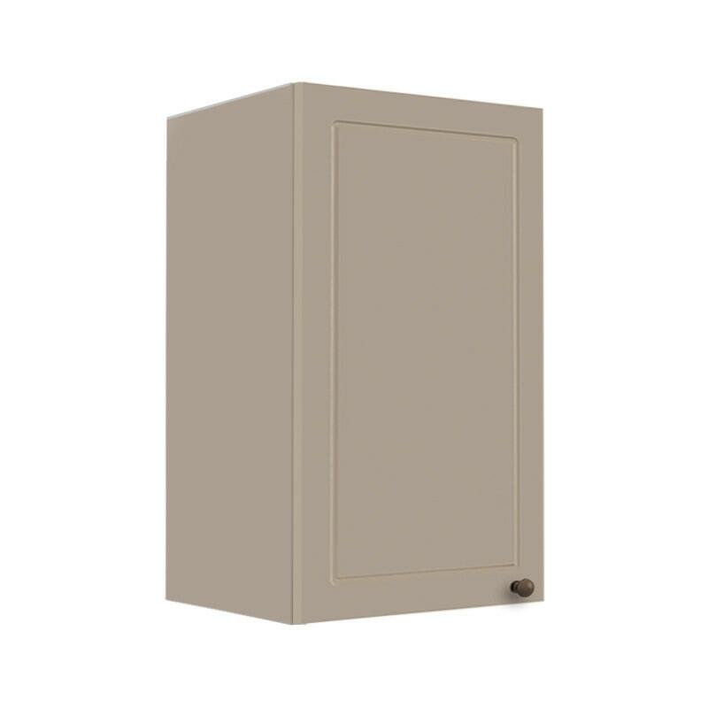 Módulo Armário Aéreo 68x40x34cm 1 Porta 100% MDF Cozinha Modulada Provence Robel Fendi/Fendi Matte