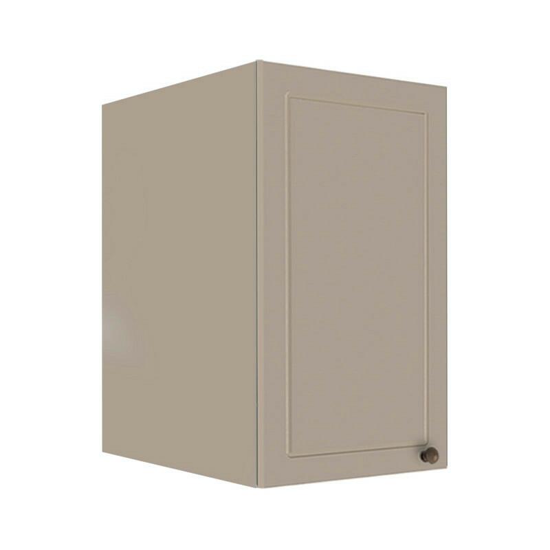 Módulo Armário Aéreo 68x40x56cm 1 Porta 100% MDF Cozinha Modulada Provence Robel Fendi/Fendi Matte