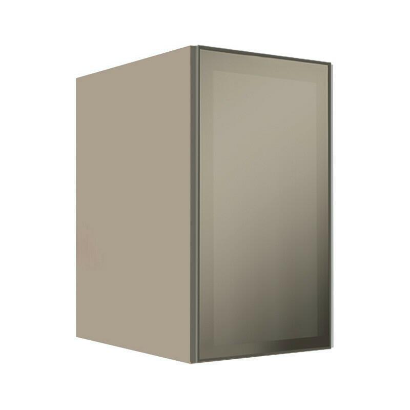 Módulo Armário Aéreo 68x40x56cm 1 Porta Vidro Reflecta Cozinha Modulada Robel Fendi