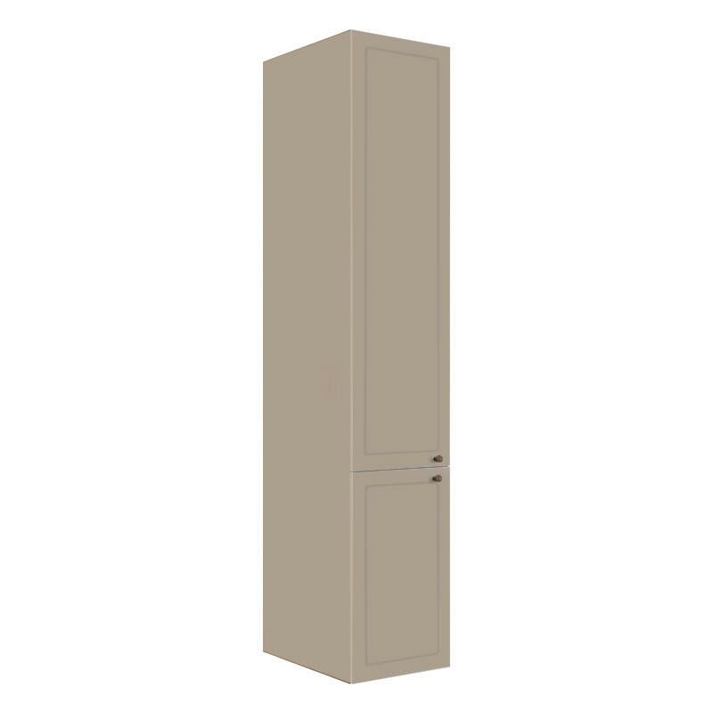 Módulo Paneleiro 208x40x56cm 2 Portas 100% MDF Cozinha Provence Robel Fendi/Fendi Matte