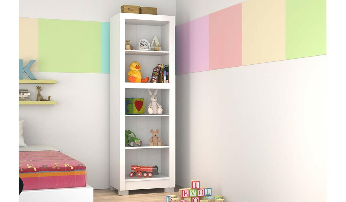 Multiuso Livreiro Munique Mirarack Branco