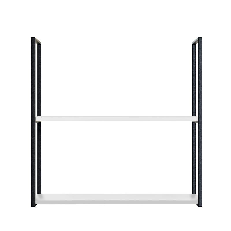 Módulo Nicho Metal 68x70x33cm 2 Prateleiras Cozinha Modulada Robel Branco