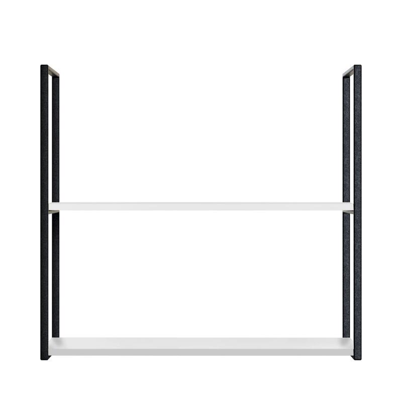 Módulo Nicho Metal 68x80x33cm 2 Prateleiras Cozinha Modulada Robel Branco