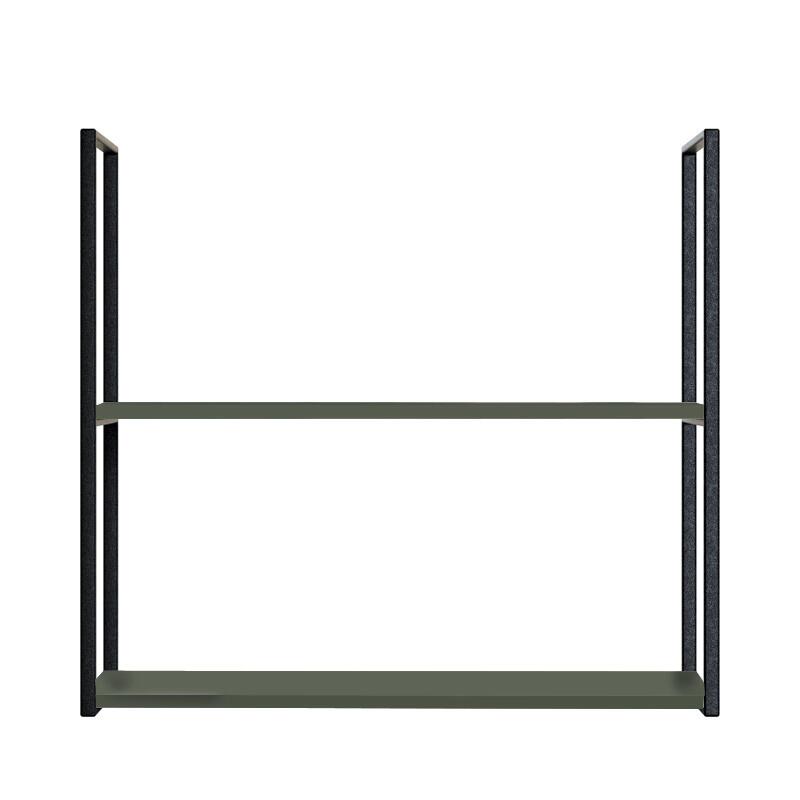 Módulo Nicho Metal 68x80x33cm 2 Prateleiras Cozinha Modulada Robel Salvia
