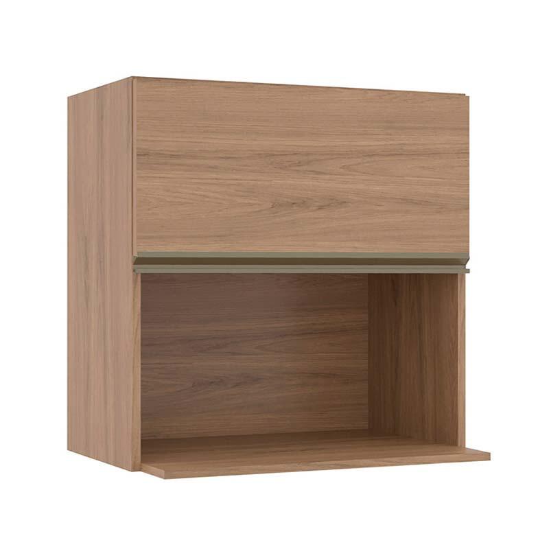 Módulo Armário Aéreo Nicho Micro-Ondas 68x70x43cm 100% MDF Cozinha Modulada Gold J Robel Hanover/Hanover
