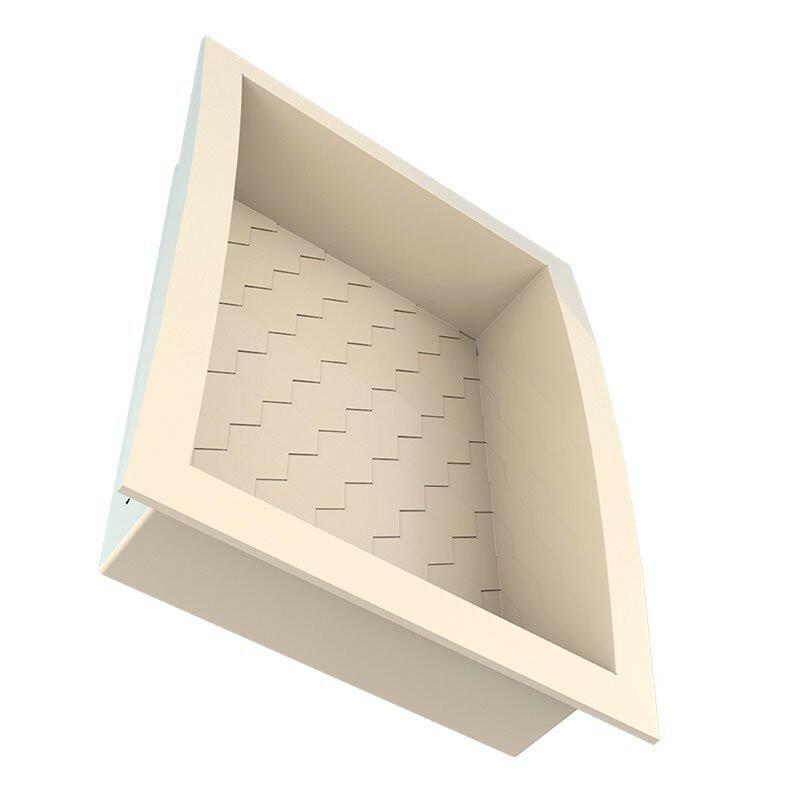 Nicho Para Banheiro 40x27x9.5 Termoplástico Cozimax Bege