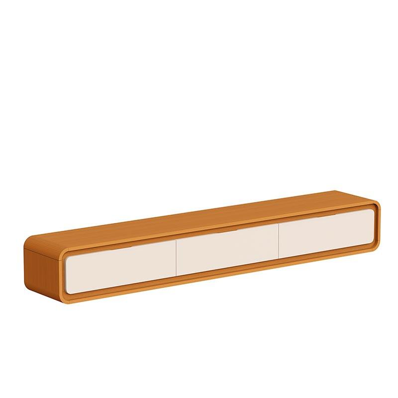 Nicho Rack Suspenso 180cm Cantos Arredondados Liv EDN Cedro/Off White