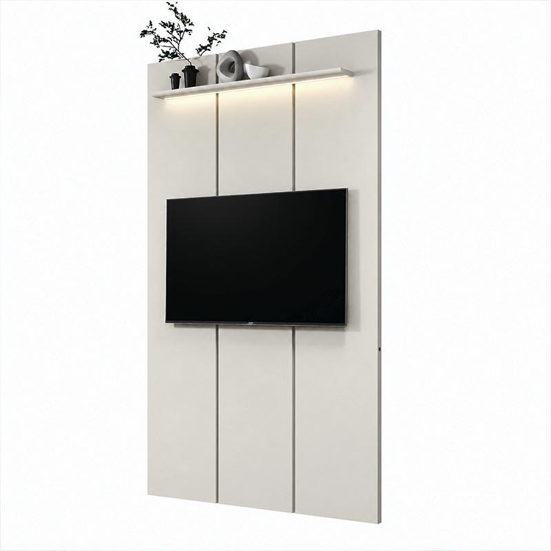 Painel Ripado Para TV até 50¨ LED 135cm Estone 1.4 EDN Off White