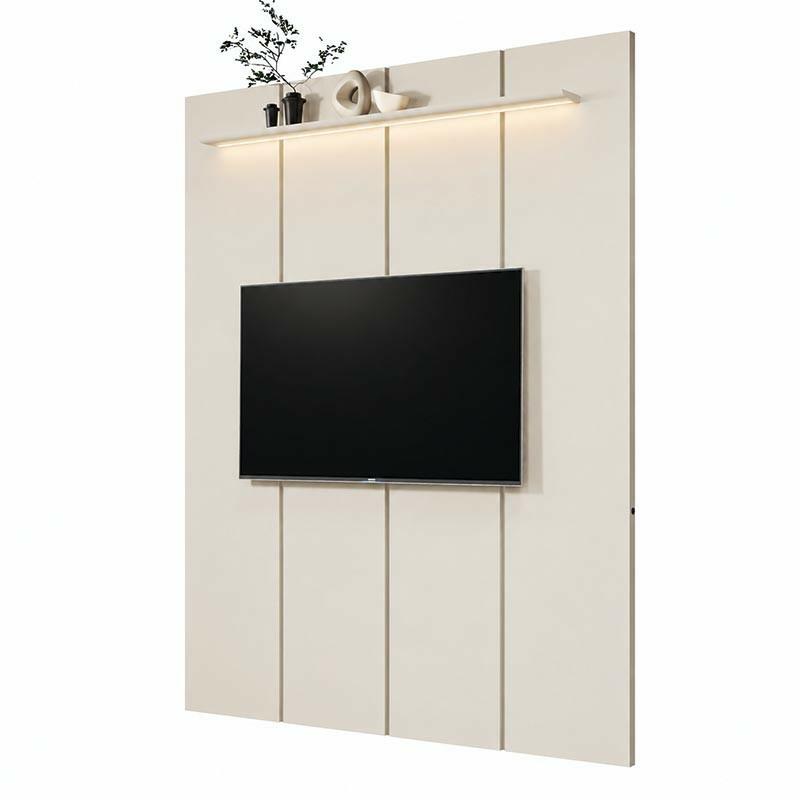 Painel Ripado Para TV até 75¨ LED 180cm Estone 1.8 EDN Off White