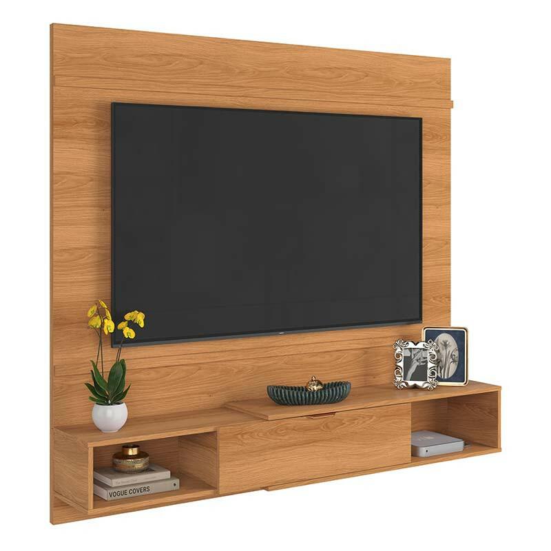Painel Para TV 65 Polegadas 160cm Genova Lukaliam Jequitiba