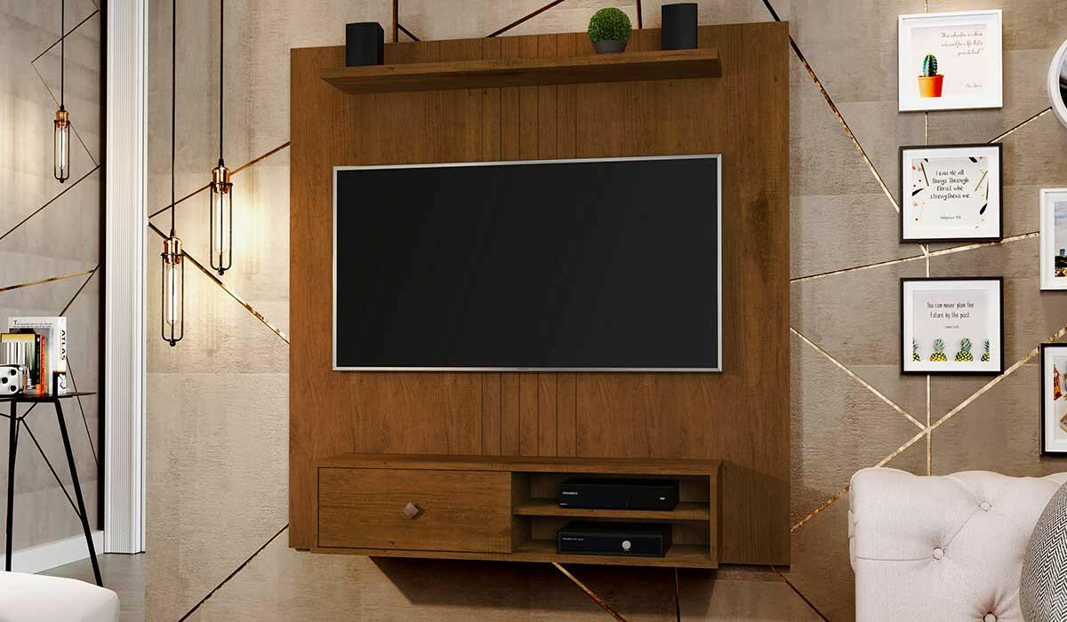 Painel Para TV 50 Polegadas 5024 JB Bechara Caramelo