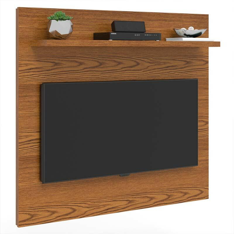 Painel Pequeno Para TV 32 Polegadas 90cm Yan Patrimar Cumaru