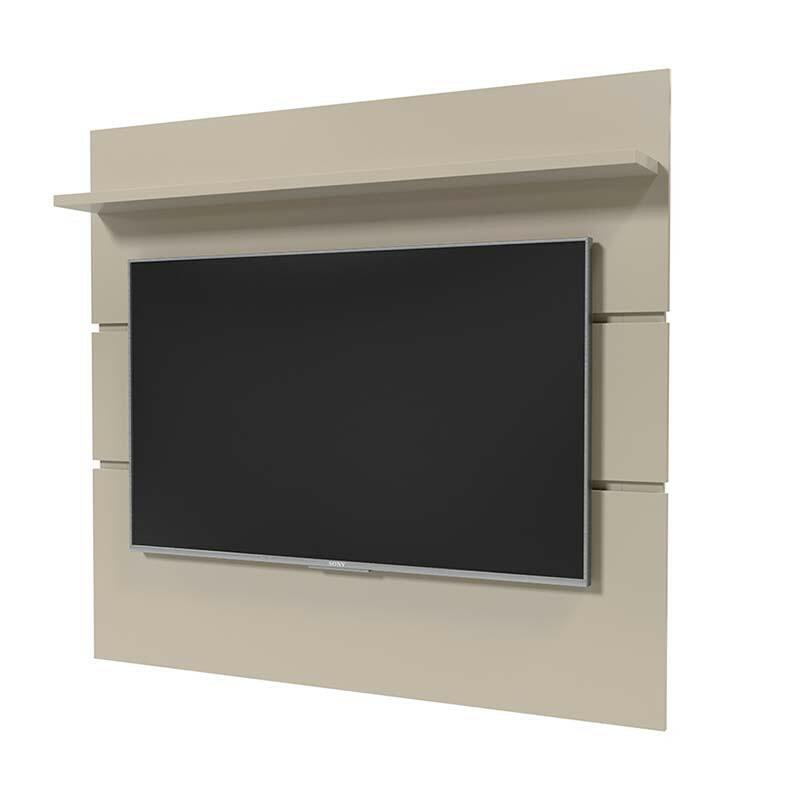 Painel Para TV 55 Polegadas 140cm Prism 1.4 Patrimar Off White