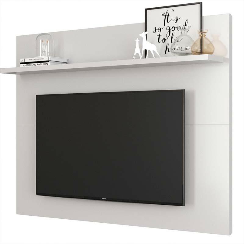 Painel Pequeno Para TV 46 Polegadas 137cm Topázio Patrimar Branco